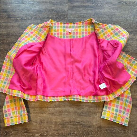Lilly Pulitzer Millie Cropped Tweed Fringe Jacket - Picture 3 of 6